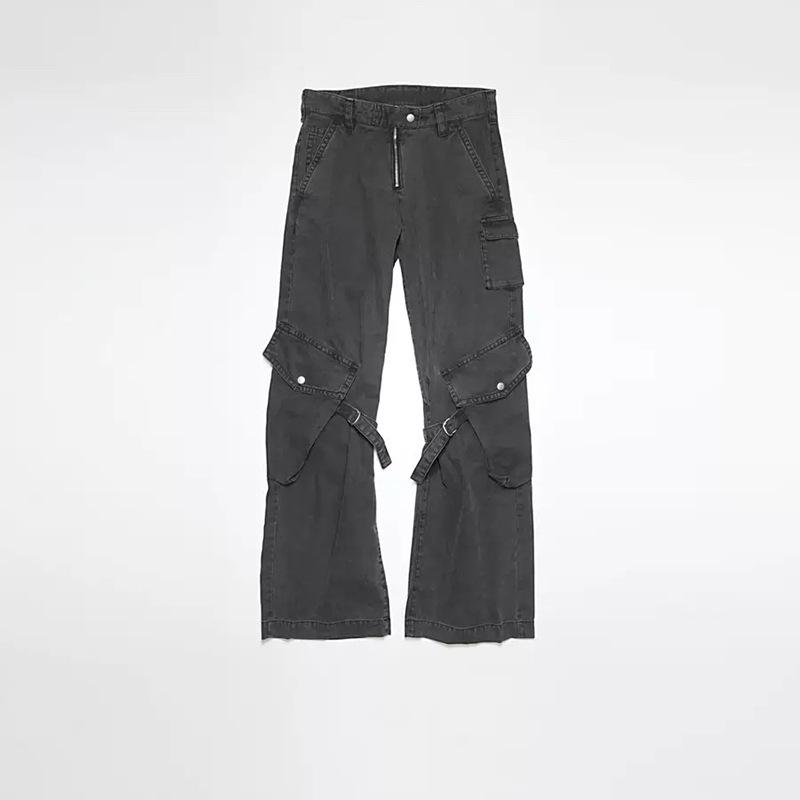 Cargo Trousers  | Womens Trousers Clothing Charcoal Grey