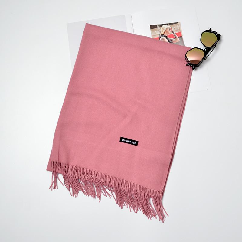 Cashmere Fringe Scarf – Narrow  | Womens Scarves Scarves Black