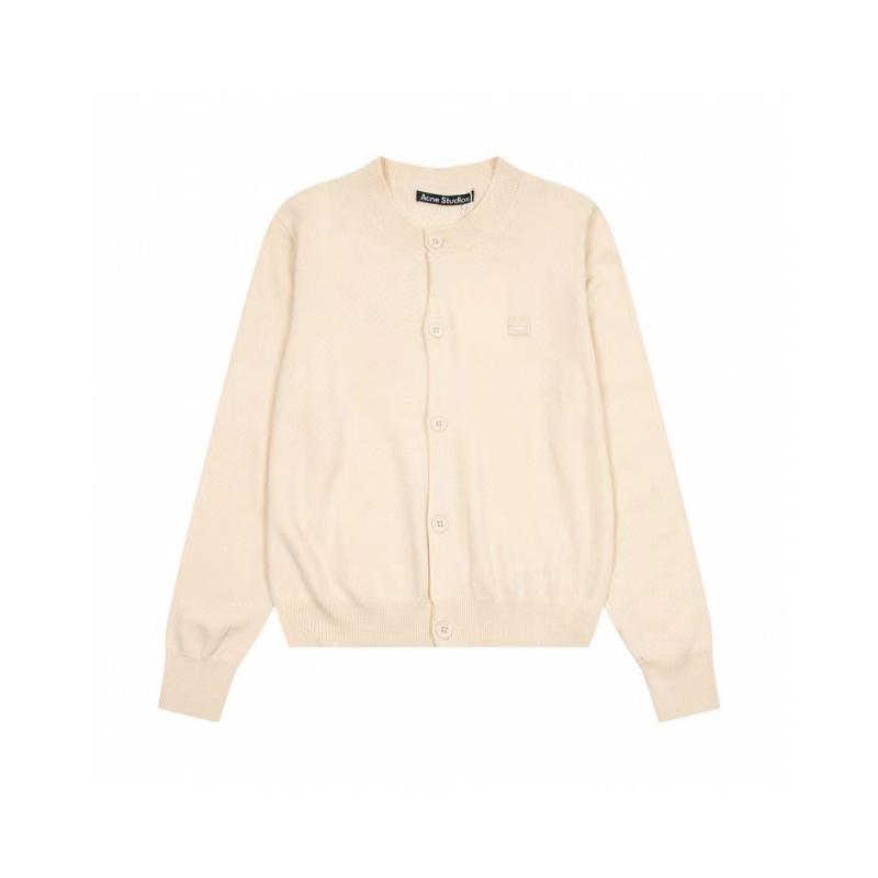 Crew Neck Cardigan  | Womens Knitwear Clothing Biscuit beige