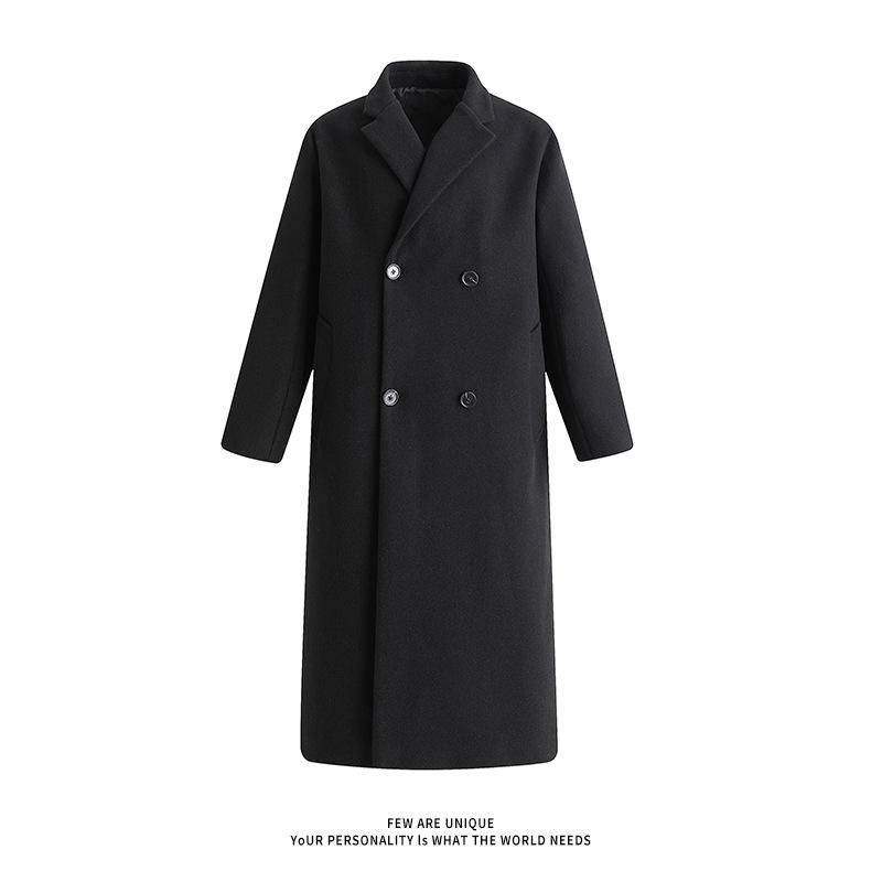 Double-Breasted Wool Coat  | Womens Outerwear Clothing Anthracite grey