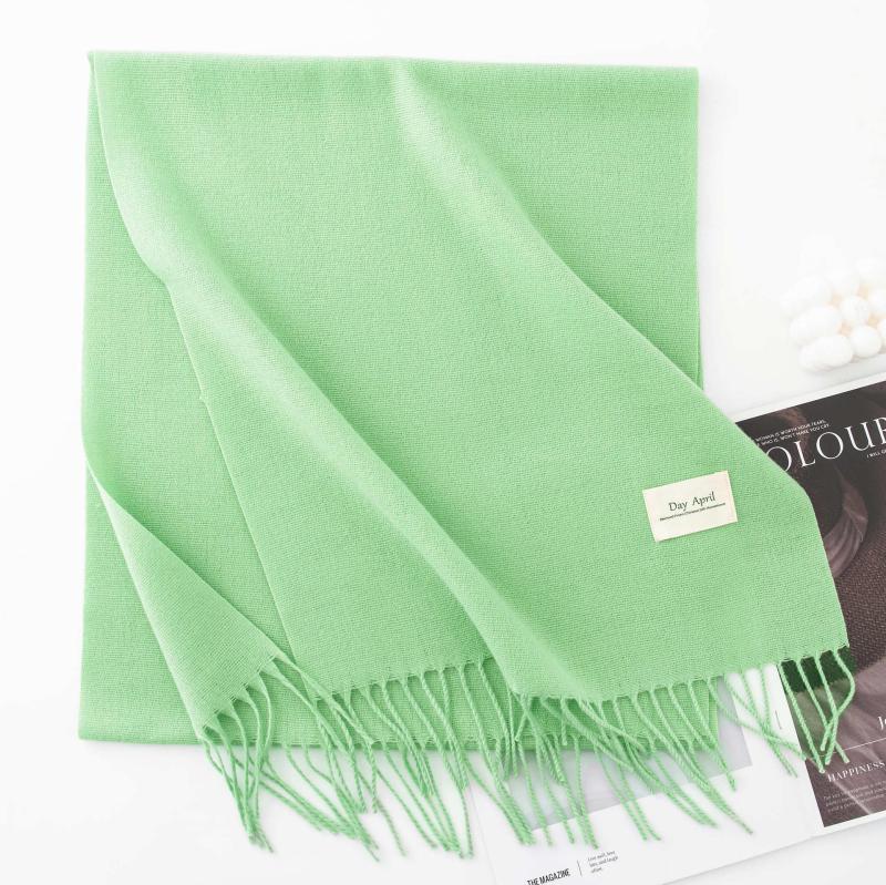 Fringe Alpaca Scarf  | Womens Scarves Scarves Neon green