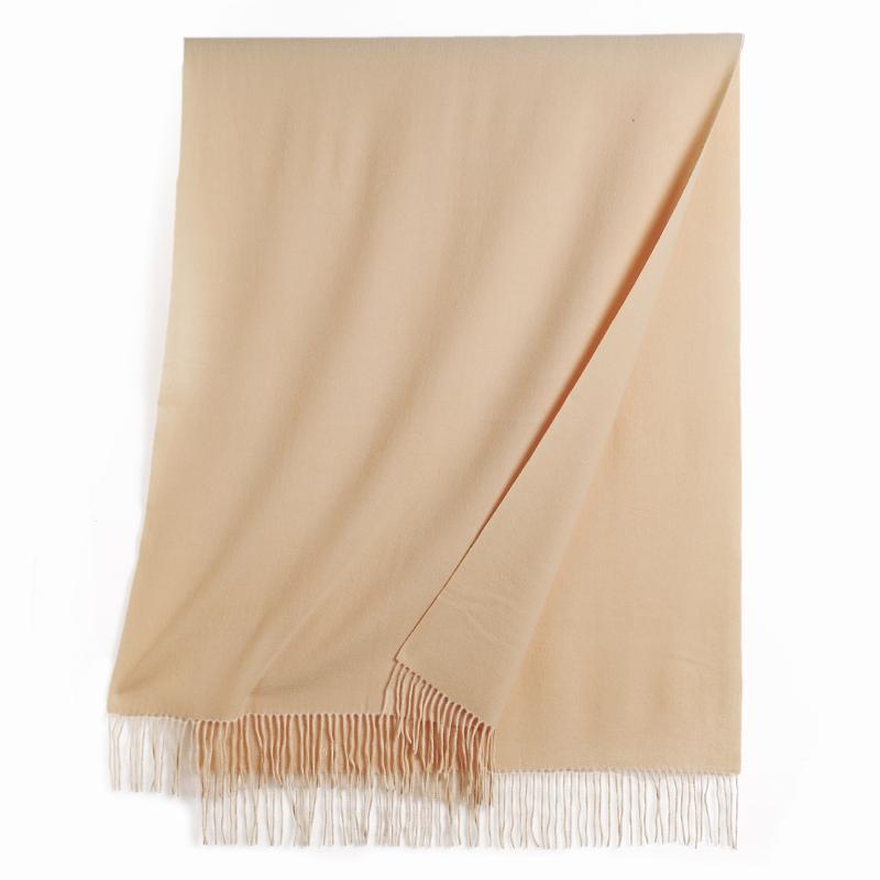 Fringe Wool Scarf – Oversized  | Womens Scarves Scarves Caramel brown