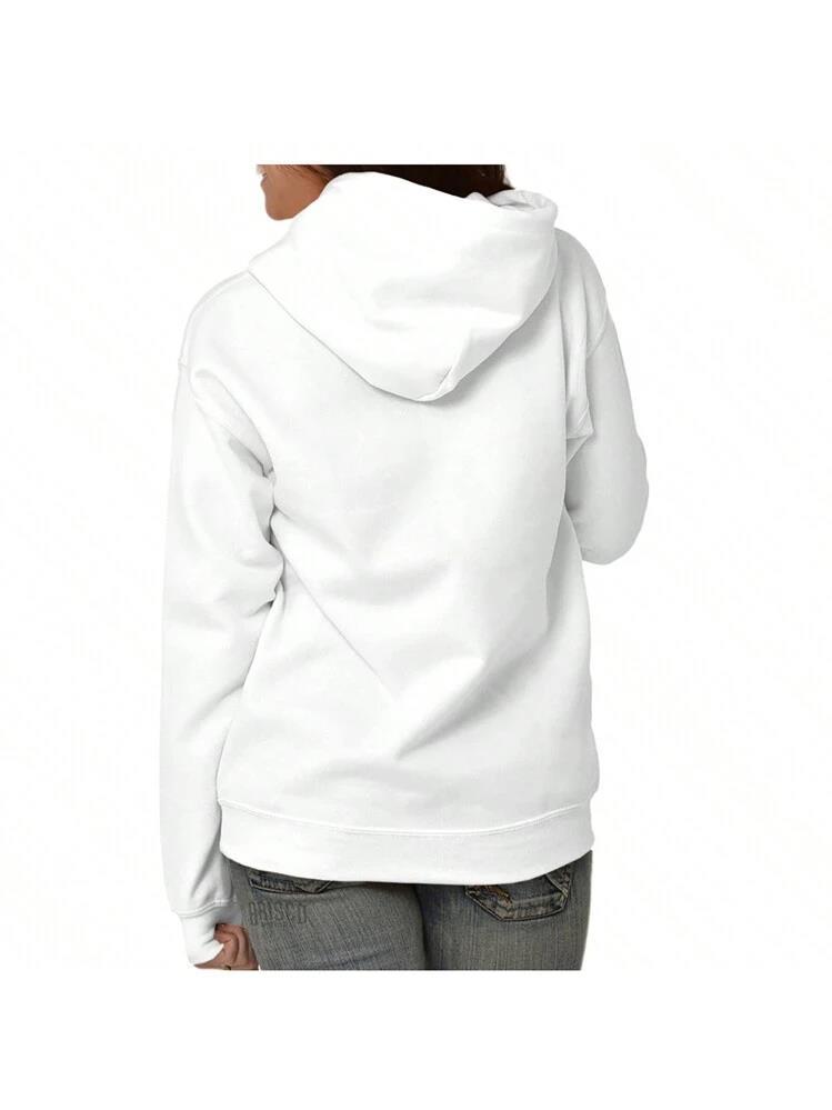 Logo Hooded Sweater  | Womens Sweatshirts Clothing Dusty white