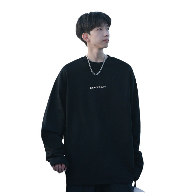 Logo Long Sleeve T-Shirt  | Mens T-Shirts Clothing Black