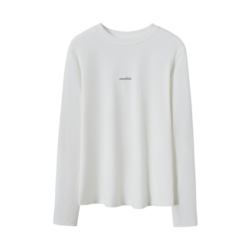 Logo Long Sleeve T-Shirt  | Womens T-Shirts Clothing Optic White