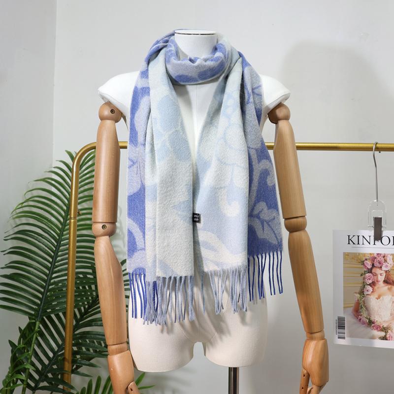 Logo Scarf  | Womens Scarves Scarves Light grey