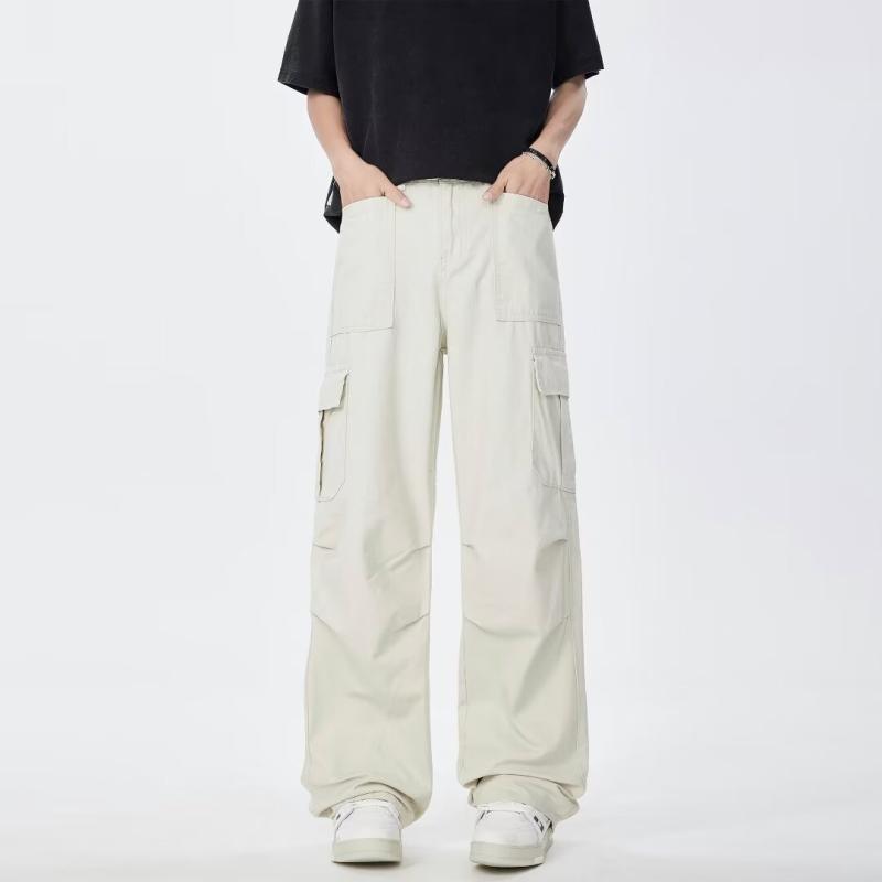 Twill Trousers  | Mens Trousers Clothing Ivory white