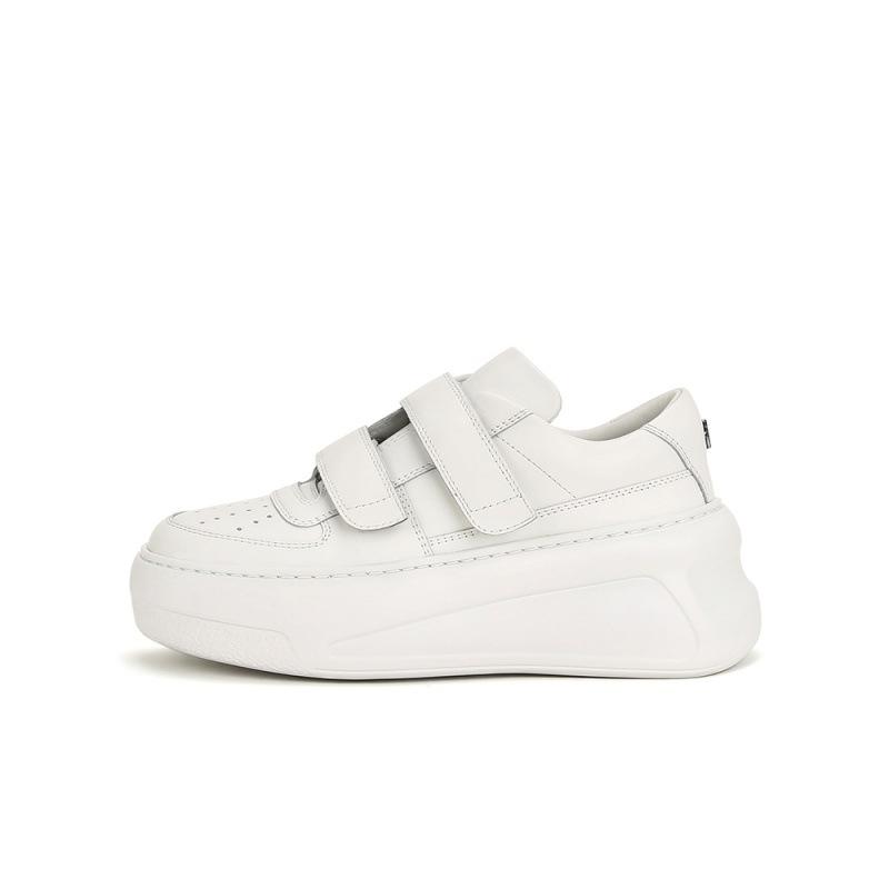 Velcro Strap Platform Sneakers  | Womens Shoes Shoes Optic White