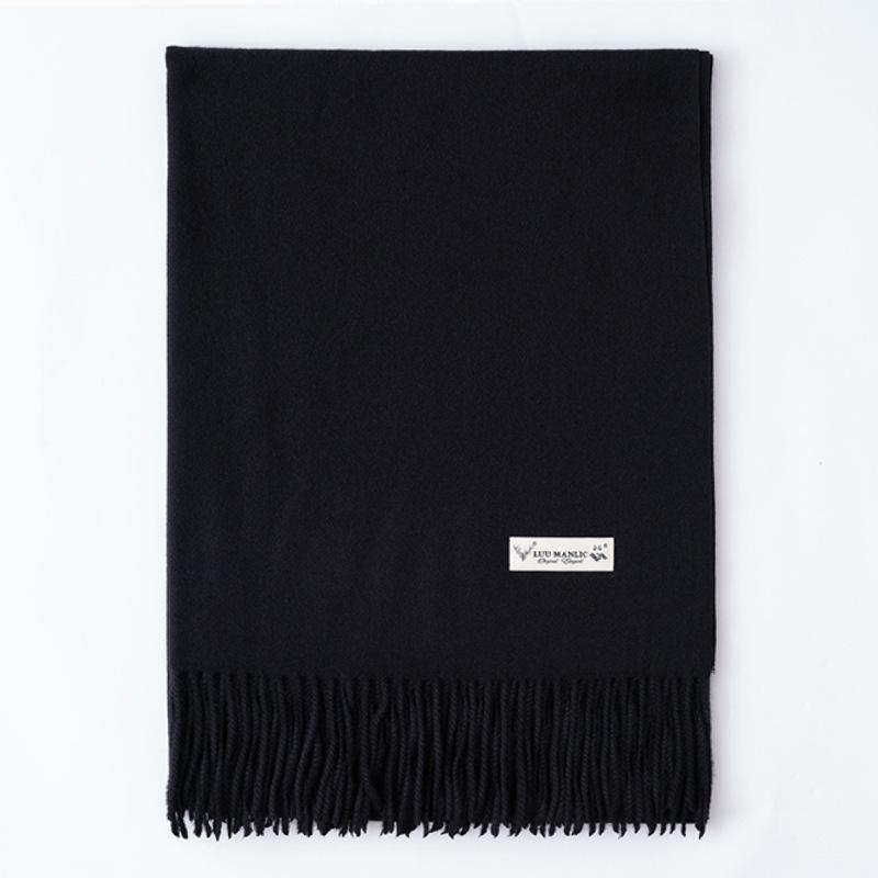 Wool Fringe Scarf  | Womens Scarves Scarves Chocolate brown